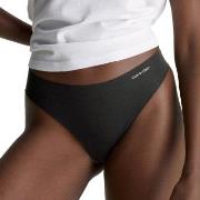 Calvin Klein Invisibles Cotton Thong Schwarz Small Damen