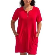 Trofe Short Sleeved Beachrobe Rot Small Damen