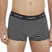 Calvin Klein 3P Cotton Stretch Low Rise Trunks Schwarz gestreift Baumw...