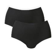 Anita 2P Essential High Waist Briefs Schwarz L/XL Damen