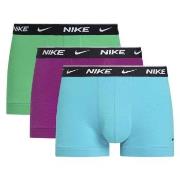 Nike 3P Everyday Essentials Cotton Stretch Trunk Blau/Lila Baumwolle S...