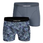 Björn Borg 2P Premium Cotton Stretch Boxer 2354 Blau Muster Baumwolle ...