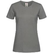 Stedman Classic T Organic Women Crew Neck Dunkelgrau Ökologische Baumw...