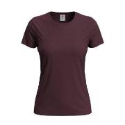 Stedman Classic Women T-shirt Dunkelrot Baumwolle Small Damen