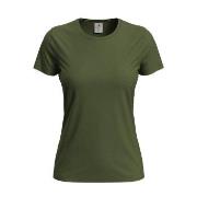 Stedman 4P Classic Women T-shirt Armeegrün Baumwolle Small Damen