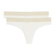 Marc O Polo Casual Thong 2P Weiß Baumwolle Small Damen