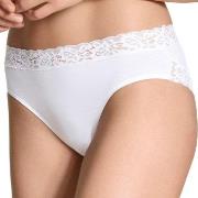 Calida Natural Comfort Lace Brief Weiß Baumwolle Small Damen