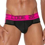 Code 22 Motion Push-Up Brief Schwarz/Rosa Small Herren