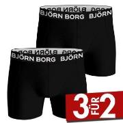 Bjorn Borg Bamboo Cotton Blend Boxer 2P Schwarz Small Herren