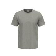 Stedman 4P Comfort Men T-shirt Hellgrau Baumwolle Small Herren