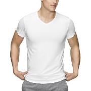 JBS of Denmark Bamboo Blend V-neck T-shirt Weiß Small Herren