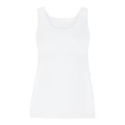 Naturana Clean Cut Tank Top Weiß 38 Damen