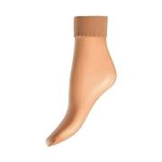 Decoy 2P Silky Ankle Socks Beige Polyamid One Size Damen