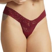 Hanky Panky 3P Daily Lace Low Rise Thong D1 Weinrot Nylon One Size Dam...