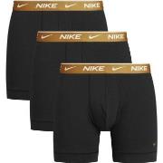 Nike 9P Everyday Essentials Cotton Stretch Boxer D1 Schwarz/gold Baumw...