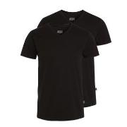 Jockey 2P V-Neck T-Shirt Schwarz Baumwolle Small Herren