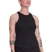 Sloggi GO Ribbed Tank Top Schwarz Baumwolle Small Damen