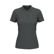 Stedman Lux Short Sleeve Polo For Women Dunkelgrau Baumwolle Small Dam...