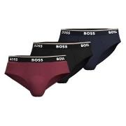 BOSS 3P Power Brief Marine/Rot Baumwolle Medium Herren