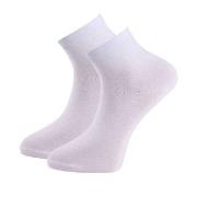 Trofe Cotton Quarter Socks 2P Weiß Gr 39/42 Damen