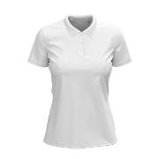 Stedman Claire Short Sleeve Polo Weiß ringgesponnene Baumwolle Small D...