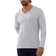 Mey Dry Cotton Colour Long Sleeves Graumelliert Small Herren