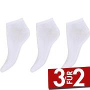 Decoy 3P Cotton Sneaker Socks Weiß Strl 37/41 Damen