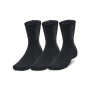 Under Armour 3P Mid Crew Maker Socks Schwarz Medium