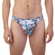 Bruno Banani Premium Line String Hellblau Must Polyester Small Herren