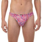 Bruno Banani Premium Line String Rosa Muster Polyester Medium Herren