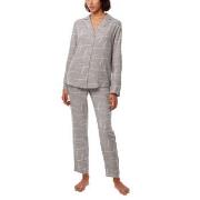 Triumph Boyfriend Fit Pyjama Grau Viskose 40 Damen