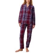 Triumph Boyfriend Pyjama PW X Checks Rot Baumwolle 40 Damen