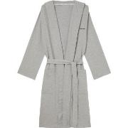 Calvin Klein Modern Cotton Lounge Robe Grau L/XL Herren