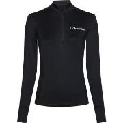 Calvin Klein Sport Essentials LS Knit Top Schwarz Polyester Medium Dam...