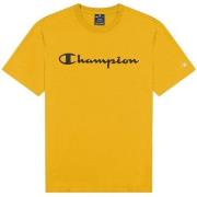 Champion Classics Crewneck T-shirt For Boys Gelb Baumwolle 110-116