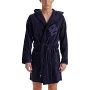 CR7 Cristiano Ronaldo Cotton Bathrobe Navy Baumwolle Small Herren