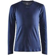 Craft Essence LS Tee Men Marine Polyester Small Herren