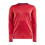 Craft Pro Control Impact LS Tee M Rot Polyester Small Herren