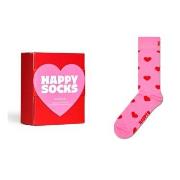 Happy Socks Heart Sock Gift Box Rosa Baumwolle Gr 41/46