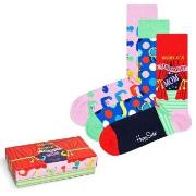 Happy socks 3P Mothers Day Gift Box Rosa/Blau Baumwolle Gr 36/40 Damen