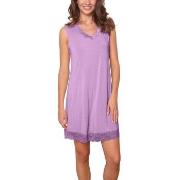 Lady Avenue Bamboo With Short Sleeve Nightdress Lila Bambus Small Dame...