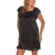 Lady Avenue Pure Silk Baby Doll Dress Schwarz Seide Small Damen