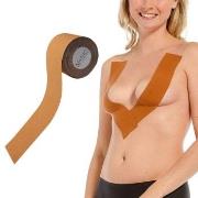 Magic Breast Tape Mocca Baumwolle One Size Damen