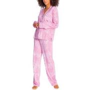 PJ Salvage Playful Prints Pyjama Rosa Small Damen