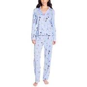 PJ Salvage Playful Prints Pyjama Hellblau Small Damen