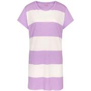 Triumph Nightdress NDK 02 X Weiß/Lila Baumwolle 38 Damen