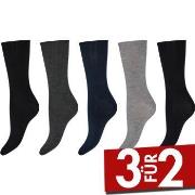 Decoy 5P Bamboo Ankle Socks Mixed Strl 37/41 Damen