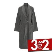 Decoy Long Terry Robe Grau Ökologische Baumwolle Small Damen