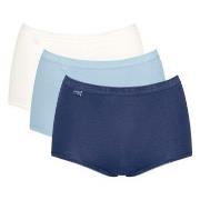 Sloggi 3P Basic Plus Maxi Colored Marine/Blau Baumwolle 38 Damen