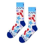 Happy Socks Seafood Sock Weiß/Blau Baumwolle Gr 41/46